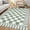 Green, variant on Garvee 9'x12' Checkered Area Rugs Modern Geometric Rug, Washable Non-Slip Low Pile Indoor Carpet for Living Room Bedroom Dining Room, Blue