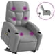thumbnail image 4 of Sillón Reclinable con Masaje y Función Eléctrica de Levantarse Casafoyer Gris Claro, 4 of 5