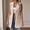 Beige, variant on Sleeveless Blazer Vest for Women Notched Lapel Drawstring Cinch Waist Open Front Woven Mid Cut Spring Summer Fall Clothes Ladies Trendy Business Waistcoat