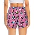thumbnail image 4 of Haiem Colorful Cute French Bulldog Women's 2 in 1 Running Shorts - Lightweight Athletic Workout Gym Yoga Breathable Sports Shorts Liner with Phone Pockets-Small, 4 of 9