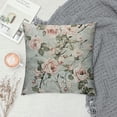 thumbnail image 2 of Qinduosi  Watercolor Rose Throw Pillow Cover Vintage Flower Bud Garden Plants Elegance Botanical Cozy Square Cushion Case for Men Women Boys Girls Room Home Decor Linen Inch, 2 of 5