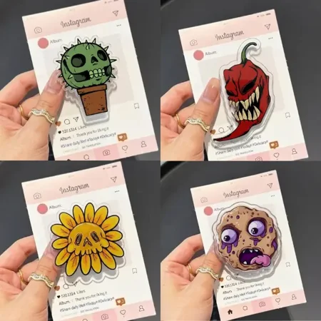 1 Piece Zombie with Magnetic Phone Grip Collection, Horror Aesthetic Magnetic Phone Holder, Kawaii Scary Fan Gift, Accessories