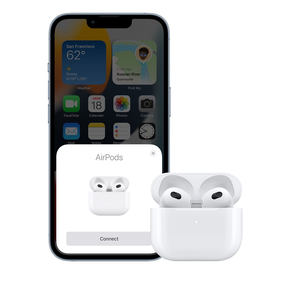 Restored AirPods3 with Charging Case (3nd Generation) Bluetooth Wireless Headphones (Refurbished) - Walmart.com