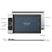 XP-PEN Deco Pro MW Bluetooth Graphics Tablet 11×6 Inches Wireless Painting Pen Tablet for Drawing and Remote Learning