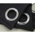 thumbnail image 6 of CVLIFE Solid Plain Blackout Short Curtain Eyelet Ring Top Cafe Kitchen Window Decor, 6 of 6