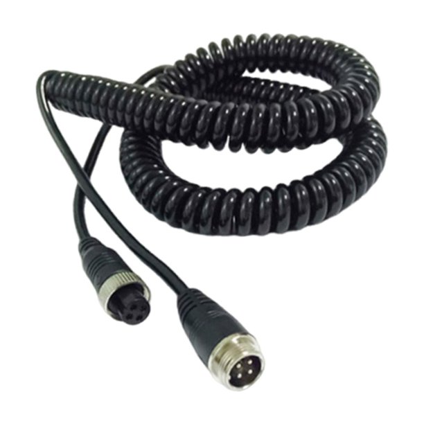 Cable telescópico, cable espiral para extensión de video, cable de aviación macho/hembra, 10 millones
