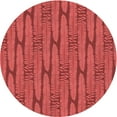 thumbnail image 1 of Ahgly Company Indoor Round Patterned Love Red Area Rugs, 6' Round, 1 of 6