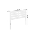 thumbnail image 4 of Pemberly Row Solid Wood Full Size Modern Headboard with USB Charger in White, 4 of 5