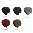 thumbnail image 6 of Slouchy Beanie for Men Winter Hats for Guys Cool Beanies Mens Lined Knit Warm Thick Skully Stocking Binie Hat, 6 of 8