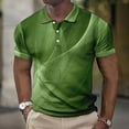 thumbnail image 4 of Fine Striped Printed Polo Shirt for Men Comfortable Fashion Tennis Wear for Men Sports Breathable Polo Shirt for Men Golf Wear, 4 of 6