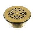 thumbnail image 1 of Kingston Brass BSFT4137 Watercourse Base de Douche Ronde en Laiton 4.25 Po, Laiton Brossé, 1 of 1