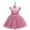 Pink, variant on Girls Holiday Dresses Cute Birthday Girl Dress Kids Fancy Girls Dresses 6-7 Years