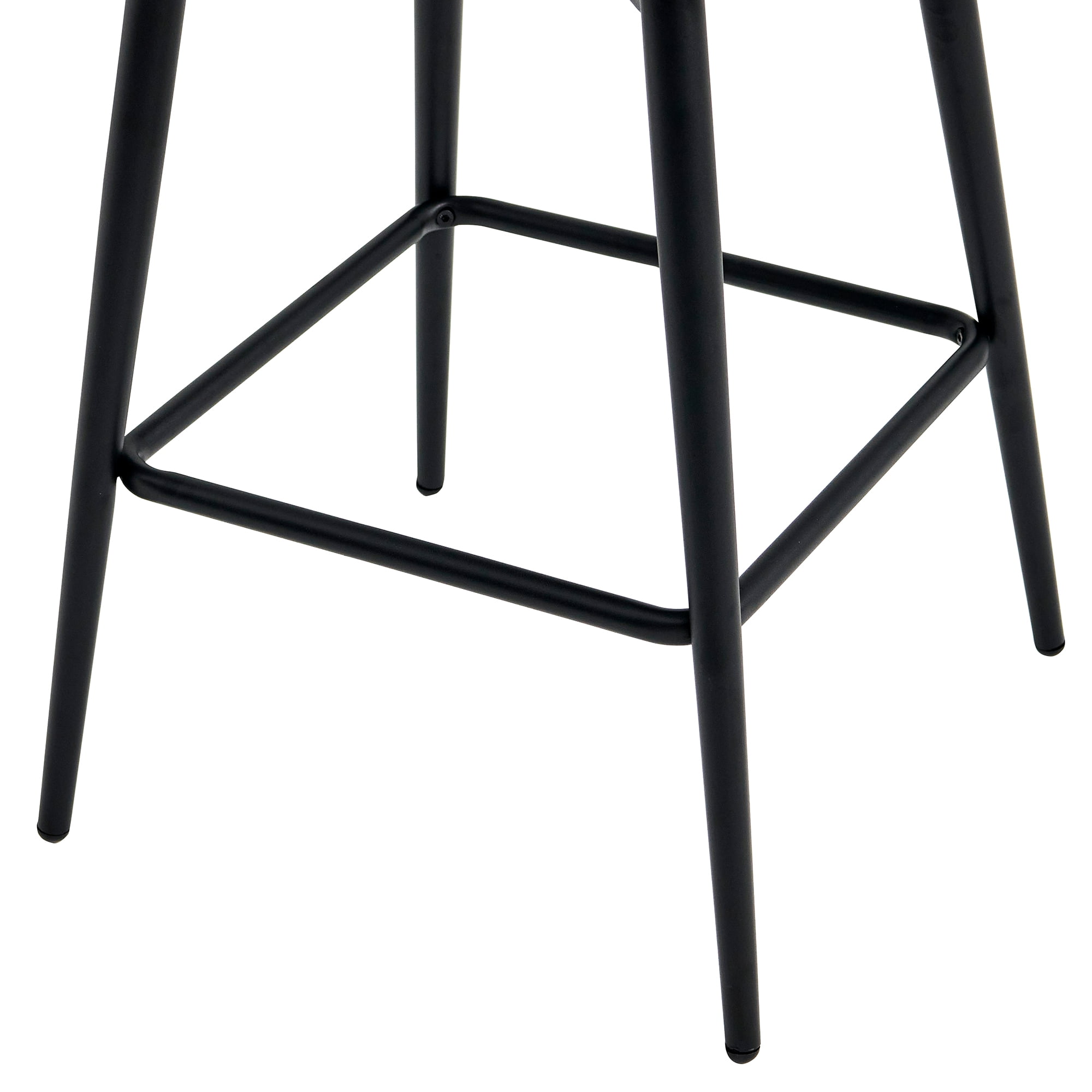 CHITA 27 inch Counter Height Swivel Bar Stools Low Back Set of 2, Metal Base, Faux Leather in Retro Gray