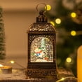thumbnail image 2 of Christmas Water Lantern – Lighted Desk Lamp with Santa & Tree Scenes, Battery-Operated Holiday Lantern for Indoor Decor & Gift Use, 2 of 5