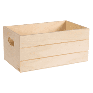 Cajas de madera 54x36x20/18x54x20/27x36x20 cm naturales - 3 unidades - RETIF