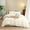 3-Ivory, variant on 1000-TC Heavy Egyptian Cotton 3-Piece Duvet Cover Set with Button Closure & Corner Ties - Twin/Twin-XL Size ( 68 x 90 ) Inches, (White)