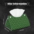 thumbnail image 5 of Cauagu Christmas (2) for Large Tissue Box Cover Rectangular–Plus Size Rectangle Tissue Box Holder Long Tissue Holder for Bathroom/Car/Office Decor 7.9X4.9X4.9'', 5 of 7