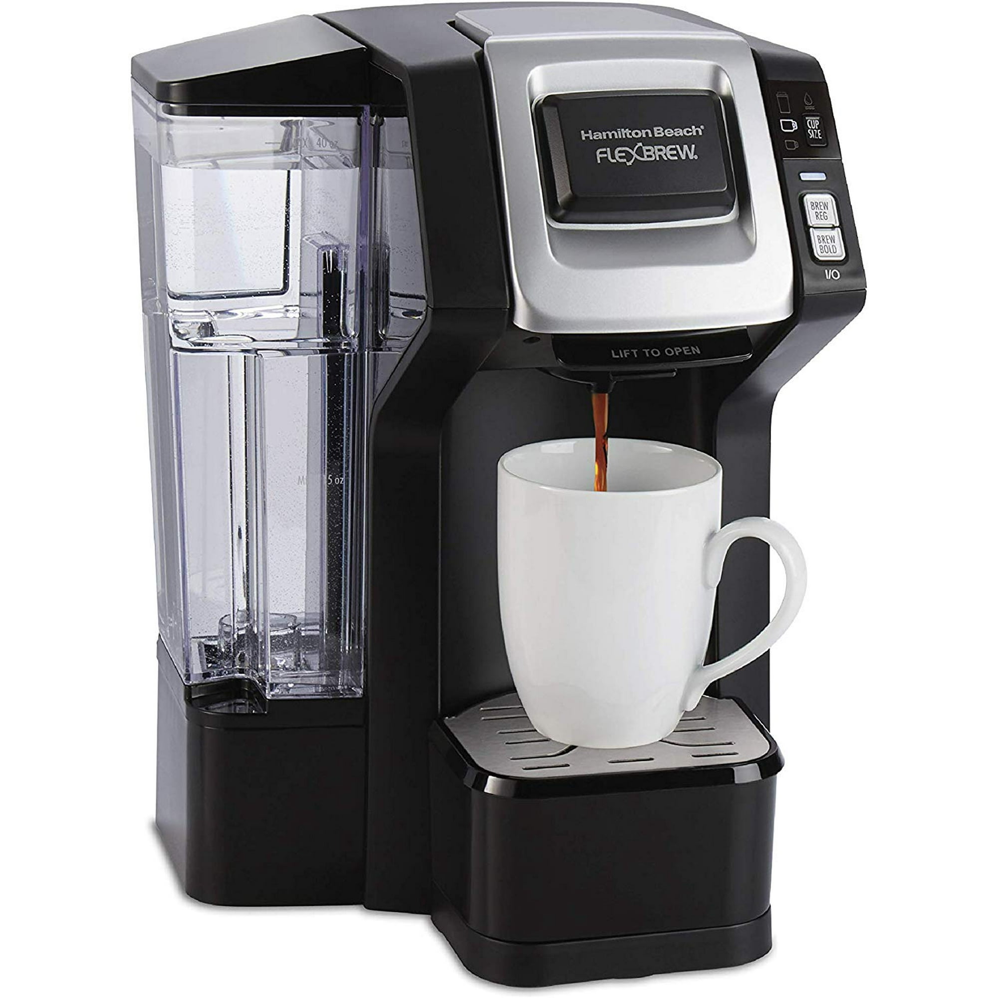 Hamilton Beach FlexBrew Single Serve Coffee Maker with Reservoir Walmart