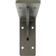 thumbnail image 3 of Ekena Millwork 2"W x 10"D x 4 3/4"H Embrey Steel Bracket, Hammered Silver, 3 of 11