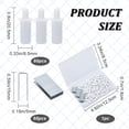 thumbnail image 2 of 1 Box 120Pcs Shutter Repair Tool Set Including 60Pcs White Spring Loaded Shutter Pins and 60Pcs Tilt Rod Louvers Staples Home Windows Blind Repair Replacement Tools Supplies, 2 of 7