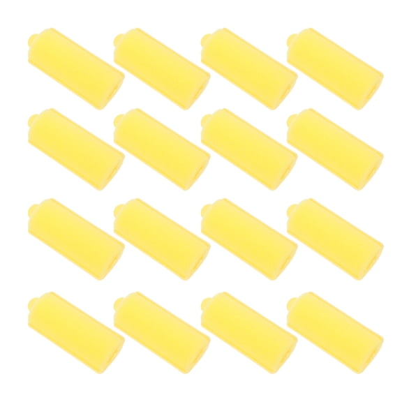 STRANDCHIC Hot Rollers Hair Curlers Sponge Yellow 20pcs
