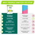 thumbnail image 3 of Stur - Lemon Lime, Electrolyte Hydration Powder Drink Mix, 96 sticks, 3 of 5