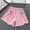 Pink, variant on Juslio Girls Shorts Casual Elastic Waist ShortsBreathable Solid Shorts Sizes 5