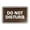 Walnut, variant on Classic Do Not Disturb Sign (Walnut) - Small