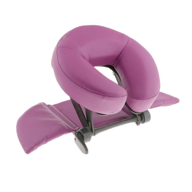 Milaget Flexible Massage Table Face Cradle Headrest Pillow & Hanging Arm Rest -