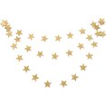 thumbnail image 1 of Naiovety Marca Fenkicyen, pancarta con forma de estrella de 4M, guirnalda de papel dorado y plateado, adornos de empavesado, fiesta, boda, decoración Kits de decoración para fiestas No.01 Naiovety JR1188-01, 1 of 6