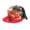 Orange, Green, variant on Detroit E-flag Outfield Retro Flat Brim Snapback Cap