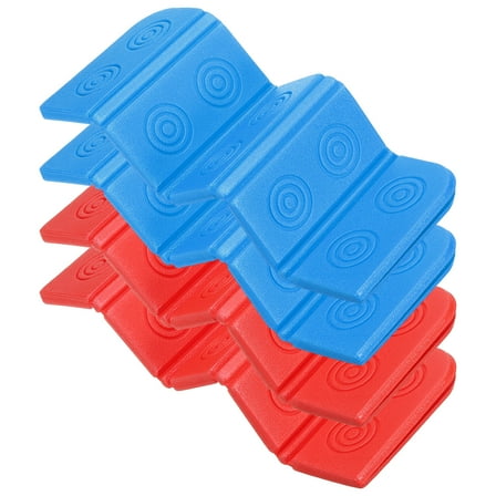 4Pack Foldable Sit Pad, Sit Pads to 14 x 10", Blue, Red
