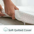 thumbnail image 6 of Ergo-Pedic ZenWave 3” Cal King Calming Gel-Infused Memory Foam Mattress Topper, Washable Cover, 6 of 6