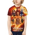 thumbnail image 5 of The Flash Boys Girls T-Shirt 3d Print Graphic Short Sleeve Tee Shirt Tops For Kids Teens, 5 of 7