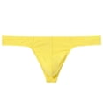 thumbnail image 2 of TANBOM Men's Thong Sexy Bulge Pouch Underwear Tagless Design Bamboo Viscose Comfortable Yellow M, 2 of 6