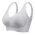 thumbnail image 3 of Daystry Plus Size Everyday Bras for Women Full Coverage Soft Sleep Wirefree Bras New Upgrade,Size 2XL, 3 of 11