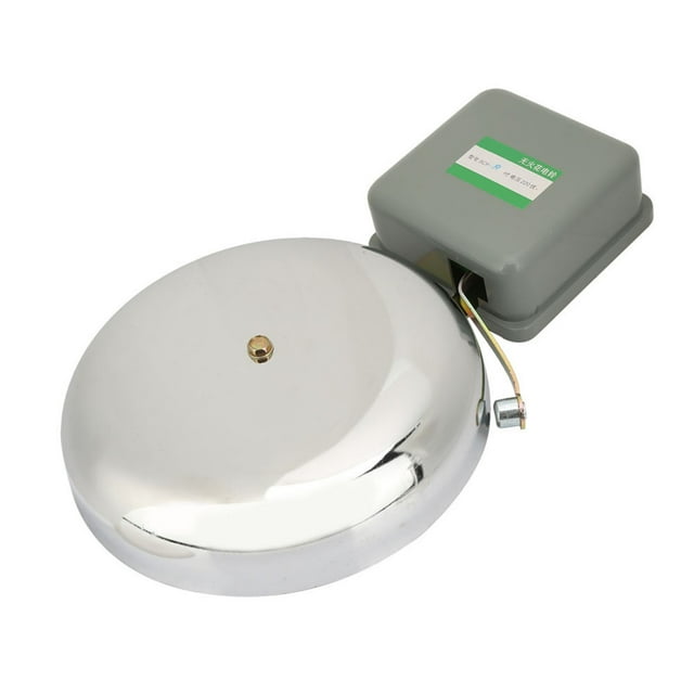 School Supplies,8in Stainless Steel Electric School Alarm Audio Signal Versatile Functionality