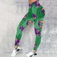 thumbnail image 2 of XIYON Leggings For Women High Waisted Tummy Control Sports Yoga Pants Colorful Printed Fashion Workout Yoga Pants, 2 of 4