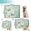 thumbnail image 3 of Qxltty Light Green Butterfly Cat litter Pads Pet Set of 3 Diaper Mats Center Anti-leakage Layer Absorbent Soft and Comfortable, 3 of 7