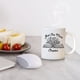 thumbnail image 3 of Taza de cerámica floral para amantes de los libros (350 ml) | Taza de café para bibliotecarios y profesores | Resistente y apta para lavavajillas y microondas | Regalo personalizado para cumpleaños, 3 of 4