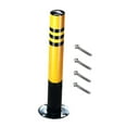 thumbnail image 2 of Dualoai Safety Bollard Post Driveway Barrier for Hotel Crossing Lane Store Entrances 60cmx7.6cm, 2 of 9