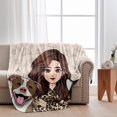 thumbnail image 2 of Cat Mom - Cat gift for cat lover - Personalized Blanket, 2 of 6
