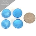 Fire Pit Glass Light Blue Reflective Fire Glass Beads 3/4