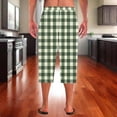 thumbnail image 3 of Vrorvz Men's Pajama Shorts Plaid Sleepwear Bottoms Elastic Waist Loungewear for Men Pjs Shorts with Pockets, 3 of 7