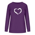 thumbnail image 4 of 2023 Mode pour Femmes Sweatshirt 50% de Rabais Mode Women Casual Imprimé Col Rond Long Sleeve Chemisier Pullover Tops, 4 of 6