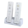 For Nintendo Wii U Dual Remote Controller Charger Charging Dock Station