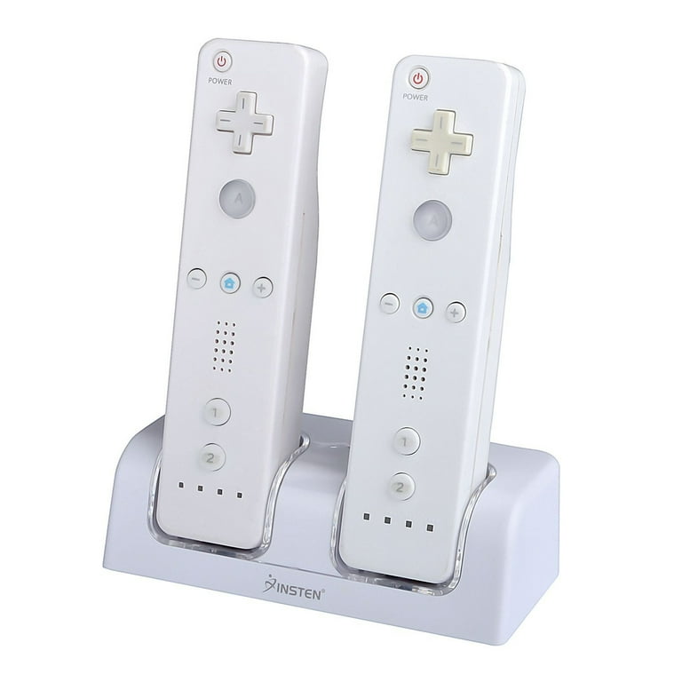 Kulannder 4 Pcs Wii Remote Batteries Rechargeable, 2800mAh High-Capacity  Rechargeable Batteries for Nintendo Wii/Wii U Remote Controller (White)