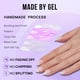 thumbnail image 4 of Press On Nails BtartBox White Short Soft Gel con forma de almendra, 4 of 8