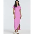 thumbnail image 2 of 3-Pack: Women’s Casual Short Sleeve Maxi Dress – Summer Dress with Slit & Pockets (Available in Plus Size), 2 of 7