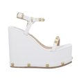 thumbnail image 2 of Sandalia De Plataforma Con Estoperoles Para Mujer Cabra Blanco Platonia EUGENIA-01-BLANCO, 2 of 8